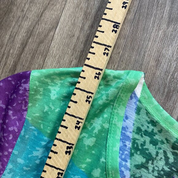 NWT Creation Rainbow Colorful Tee Shirt Size Small - Picture 7 of 7